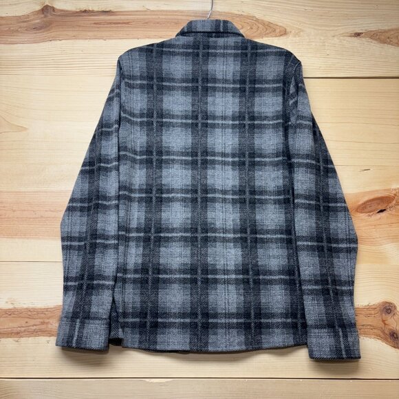 7 Diamonds Shirt Mens Small Gray Generation Soft Flannel Button Up Stretch - Picture 9 of 11